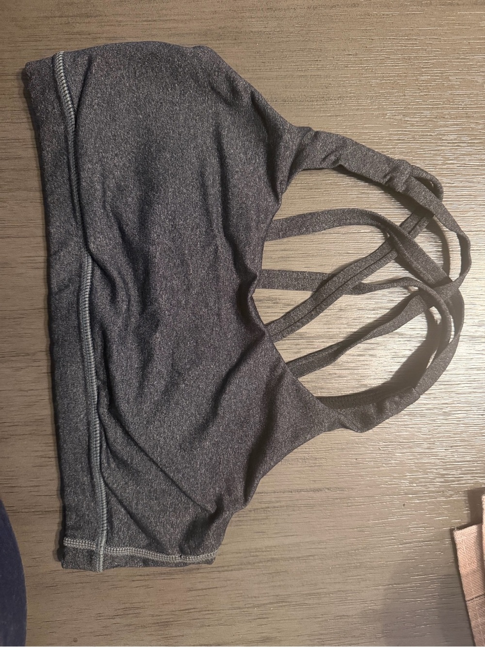 Lululemon Sports Bra size 8 - Charcoal Gray